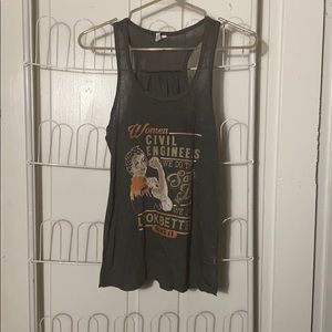 Bella + canvas Women muscle shirt. Size S